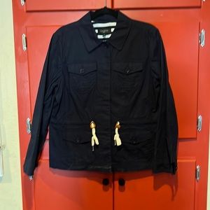 Navy nautical jacket by Talbots